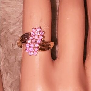 Elegant Pink Sapphire Ring